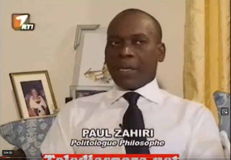 Professeur Paul Zahiri